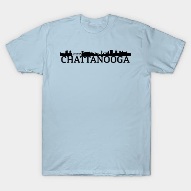 Chattanooga Skyline (for lighter shirts) T-Shirt by SeeScotty